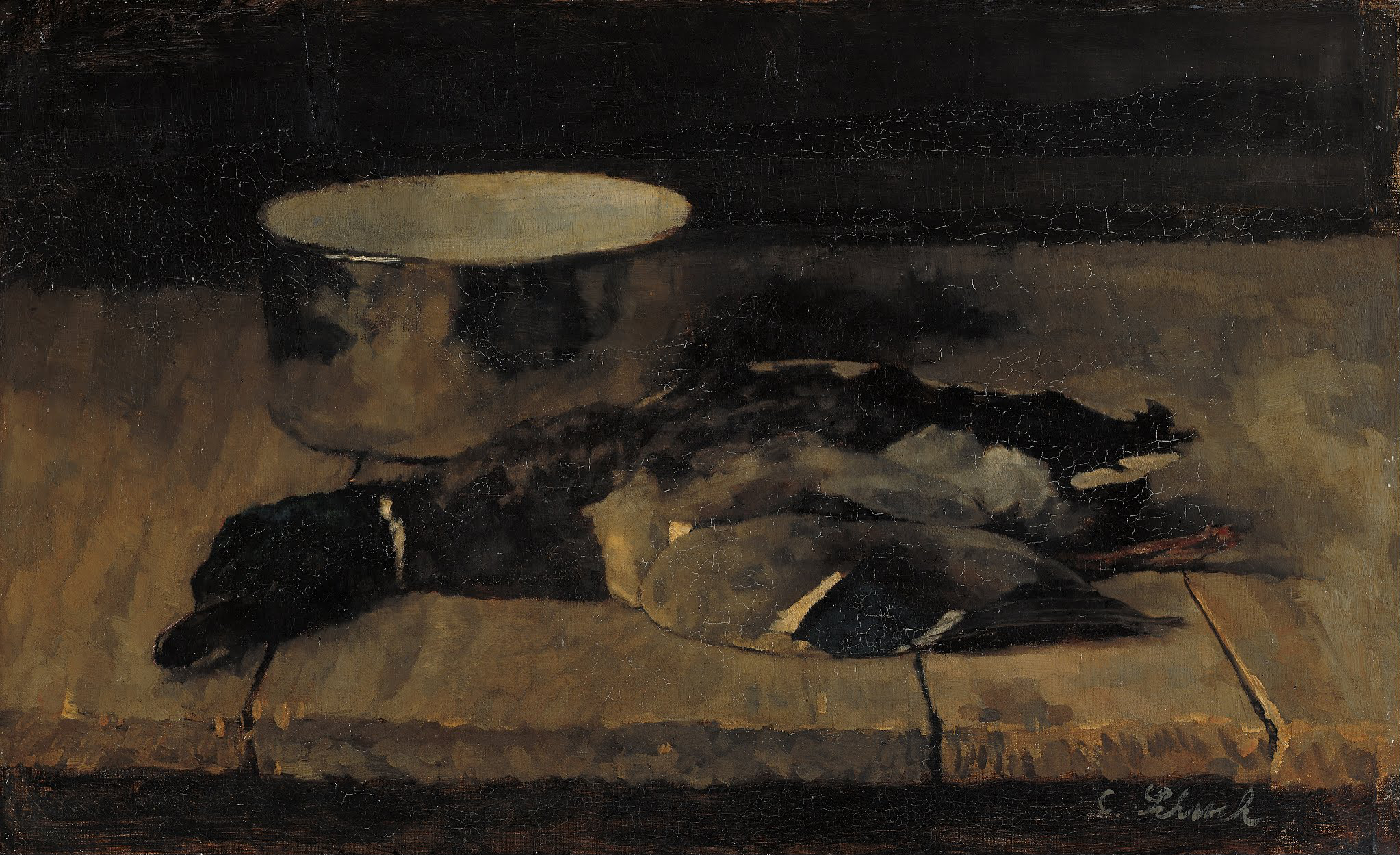 Still Life with Duck and Enamel Pot